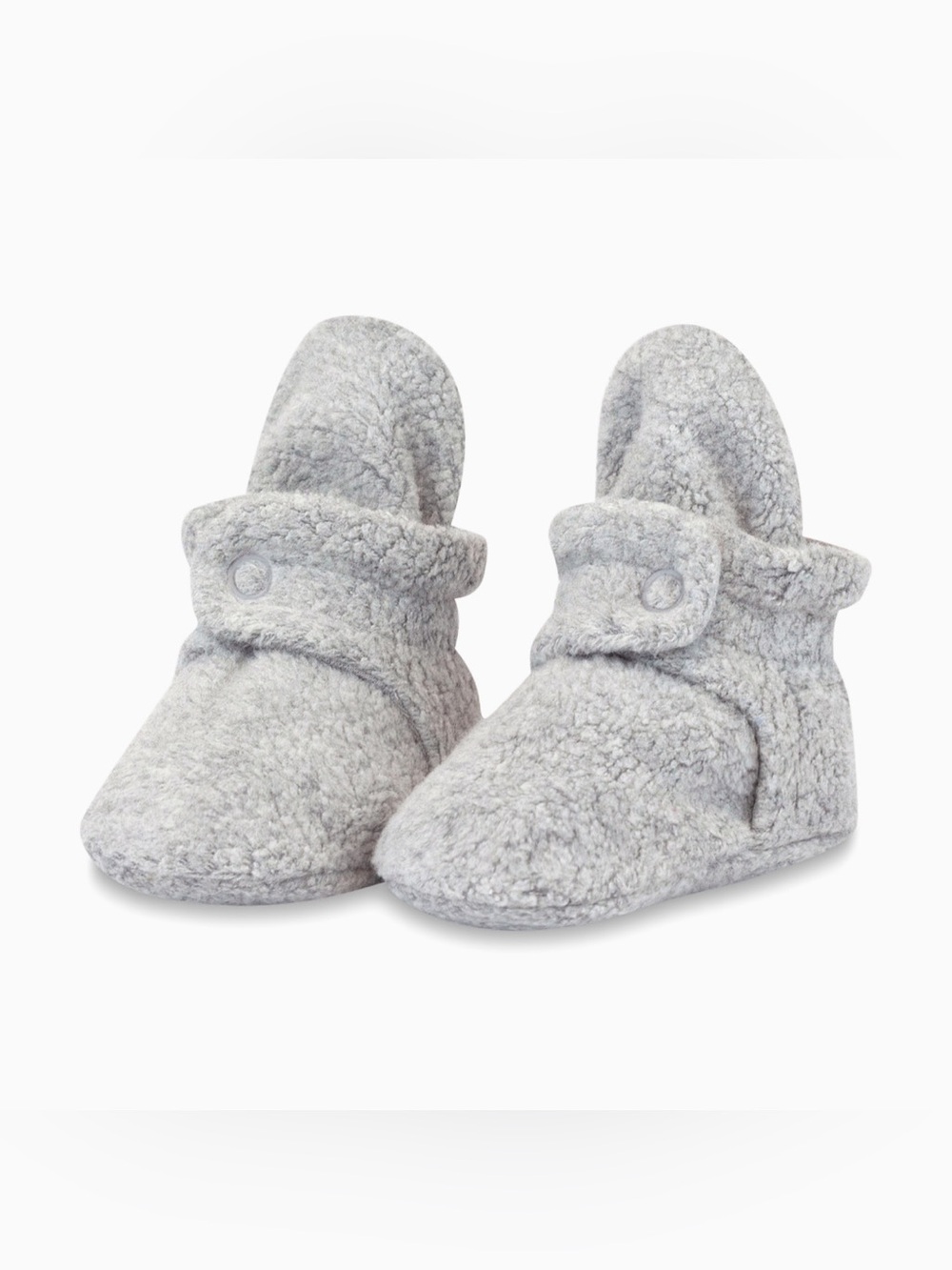 3M Zutano Grey Fleece Slippers